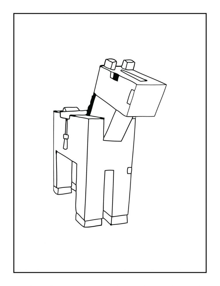 Free Minecraft Coloring Pages for Download (PDF) - VerbNow
