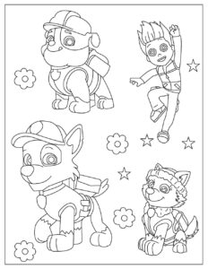 Free Paw Patrol Coloring Pages to Download (PDF) - VerbNow