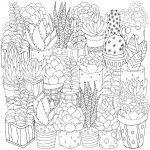 Free SUCCULENT Coloring Pages for Download (Printable PDF) - VerbNow