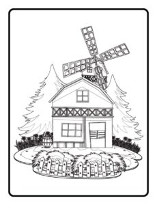 Free TREE HOUSE Coloring Pages for Download (Printable PDF)