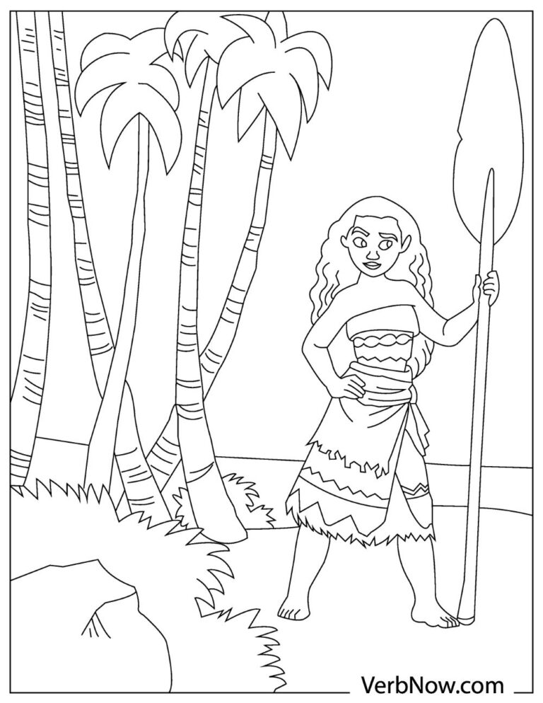 Free MOANA Coloring Pages for Download (Printable PDF)