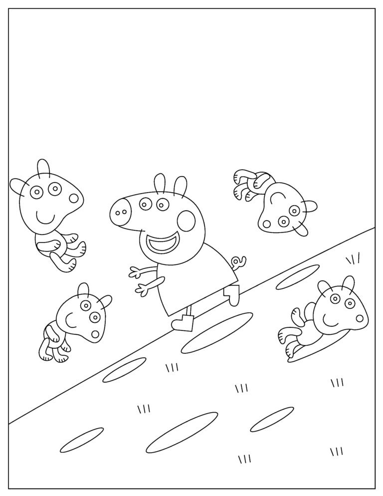 Free PEPPA PIG Coloring Pages for Download (Printable PDF) VerbNow