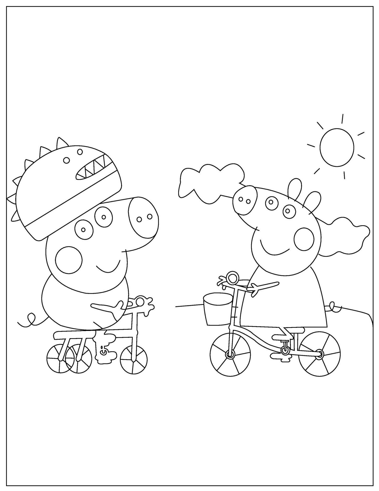 Free PEPPA PIG Coloring Pages for Download (Printable PDF)