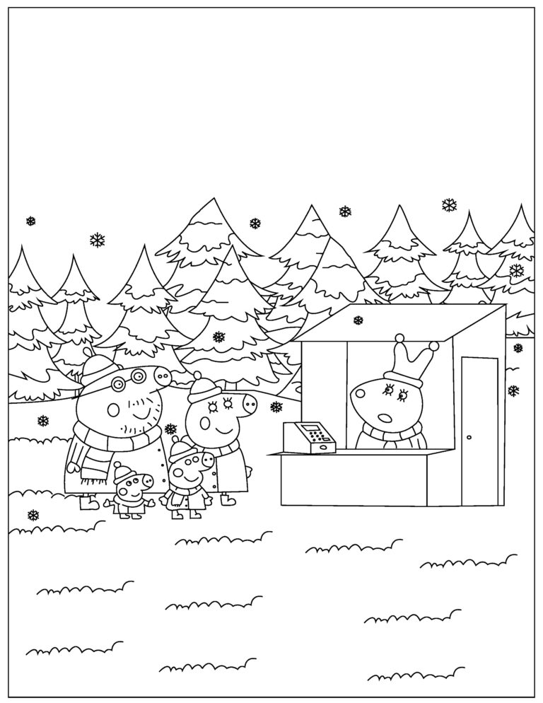 Free PEPPA PIG Coloring Pages for Download (Printable PDF)
