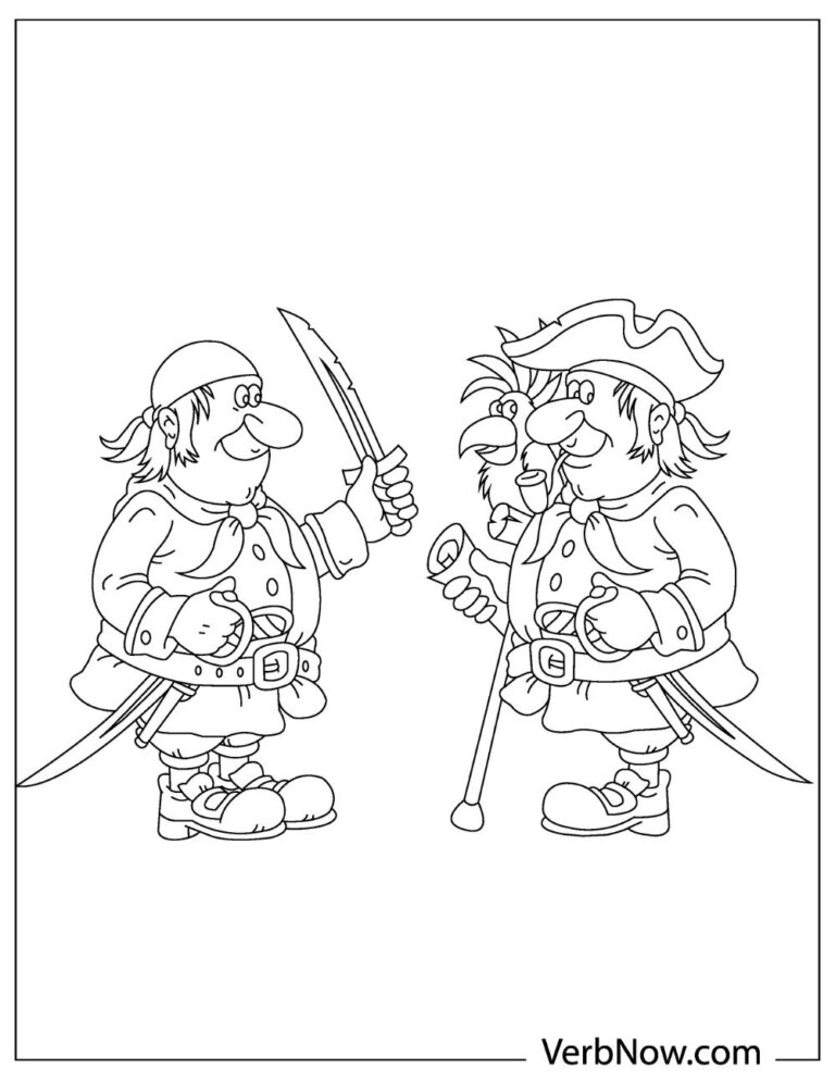 Free PIRATES Coloring Pages for Download (Printable PDF) - VerbNow