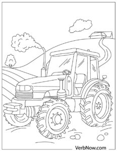 Free TRACTOR Coloring Pages for Download (Printable PDF)