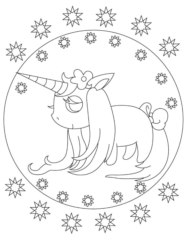 54 Unicorn Coloring Pages (Free Download Printable PDF)