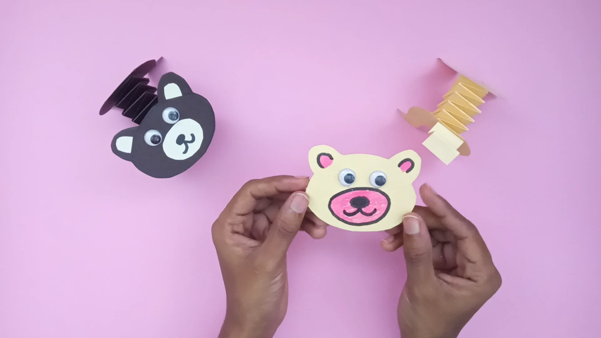 Wobbly Head Bear Craft: A Fun Paper Craft for Kids Bear-Craft-Step-12