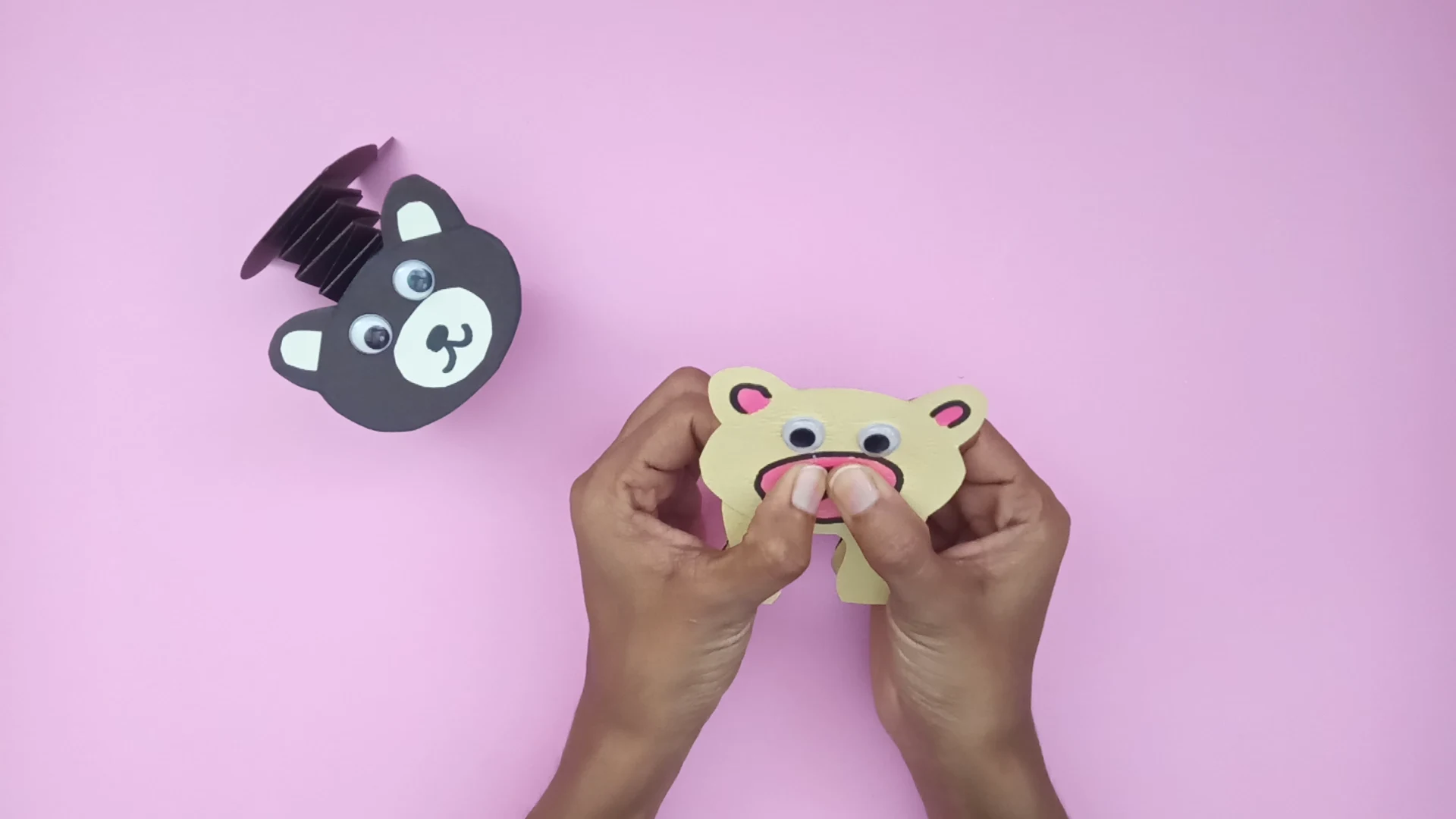 Wobbly Head Bear Craft: A Fun Paper Craft for Kids Bear-Craft-Step-13