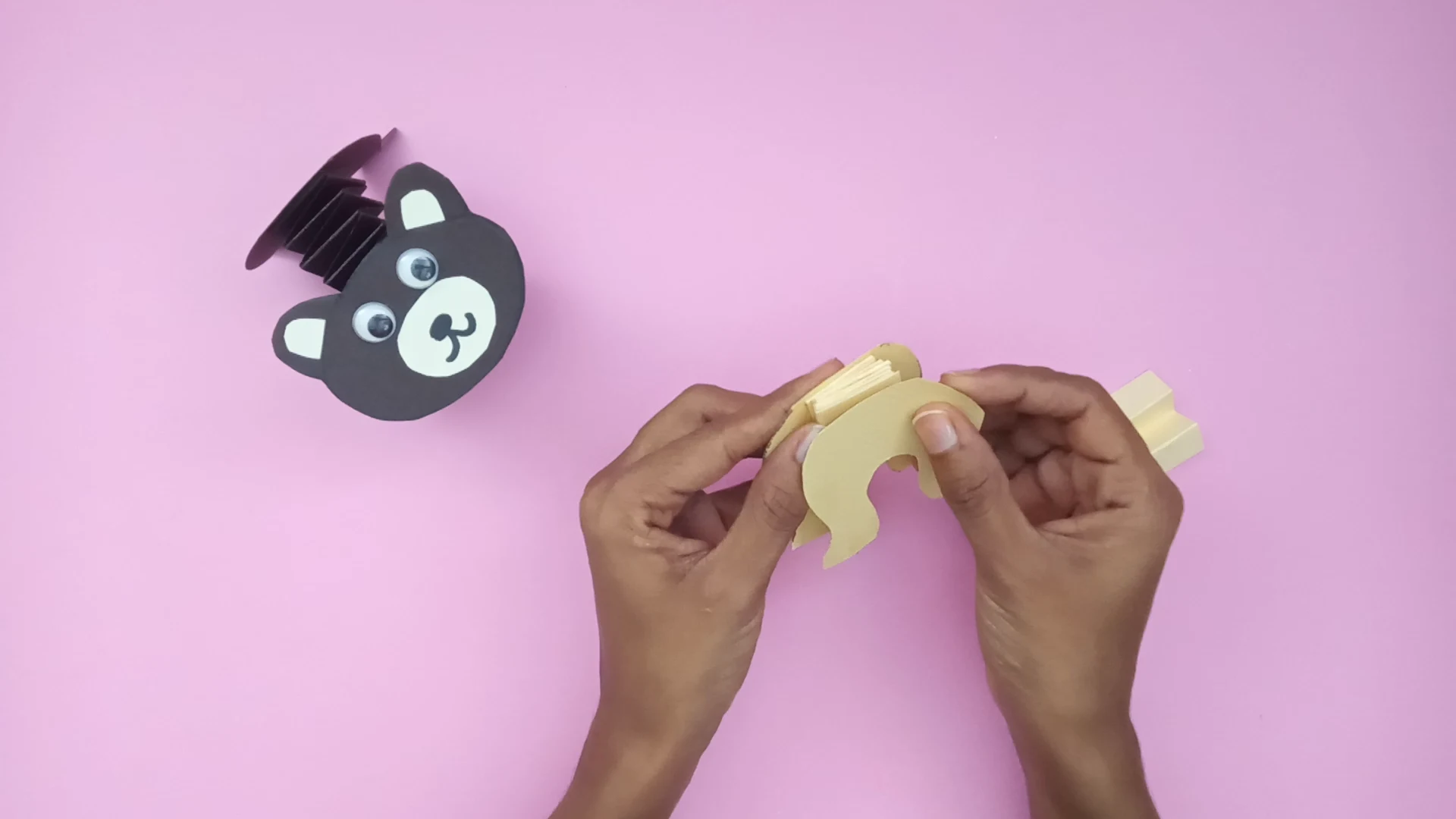 Wobbly Head Bear Craft: A Fun Paper Craft for Kids Bear-Craft-Step-7