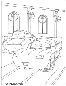 Free CAR Coloring Pages for Download (Printable PDF)