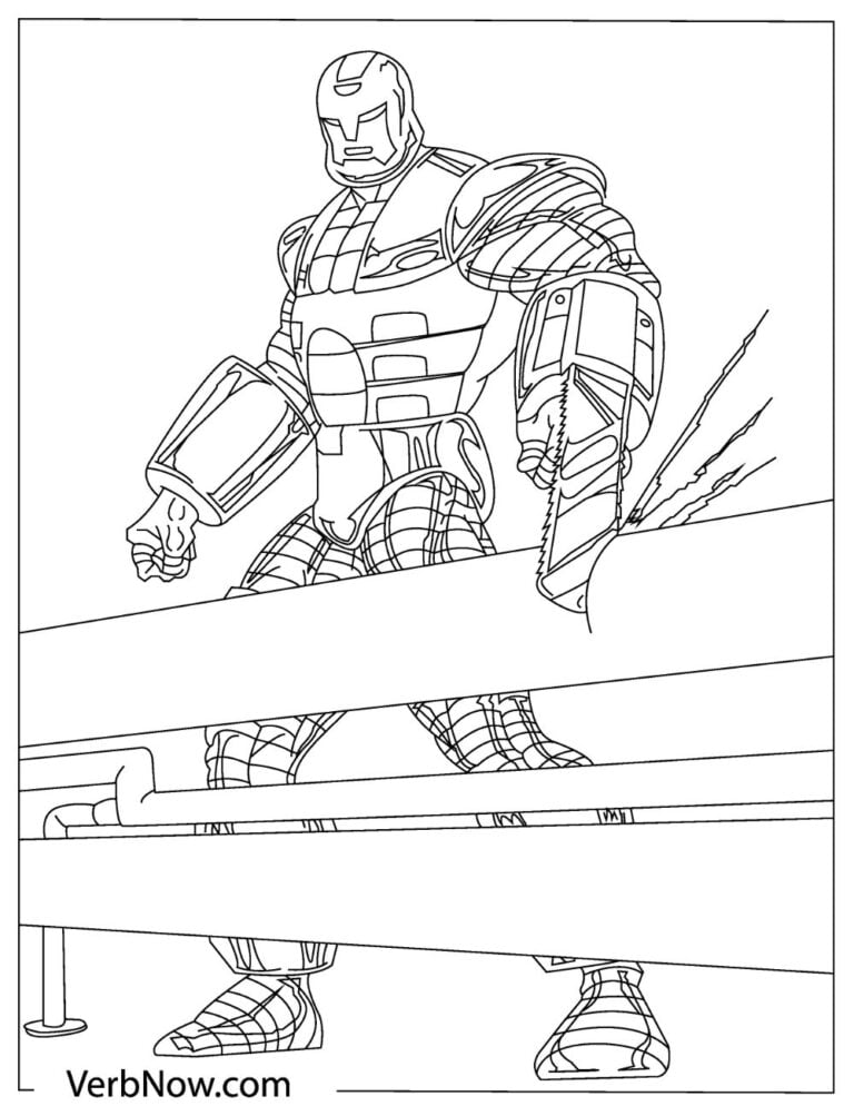 Free IRON MAN Coloring Pages for Download (Printable PDF)