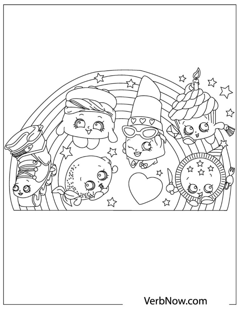 Free SHOPKINS Coloring Pages for Download (PDF)