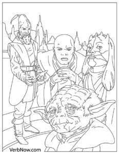 Free STAR WARS Coloring Pages for Download (PDF)