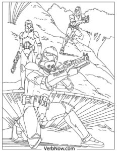 Free STAR WARS Coloring Pages for Download (PDF)