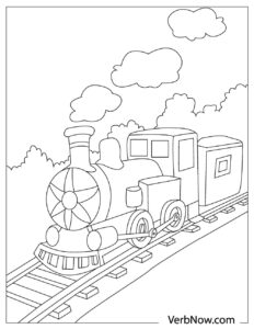Free TRAIN Coloring Pages Your Kids Will Love (Download PDFs)