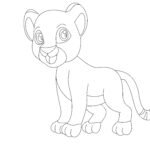 How To Draw A Cheetah in 14 Easy Steps (For Kids) Cheetah Step 12