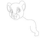 How To Draw A Cheetah in 14 Easy Steps (For Kids) Cheetah Step 8