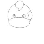 How To Draw A Cow In 8 Easy Steps (Instructions For Kids) Cow Drawing Step2