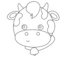 How To Draw A Cow In 8 Easy Steps (Instructions For Kids) Cow Drawing Step5