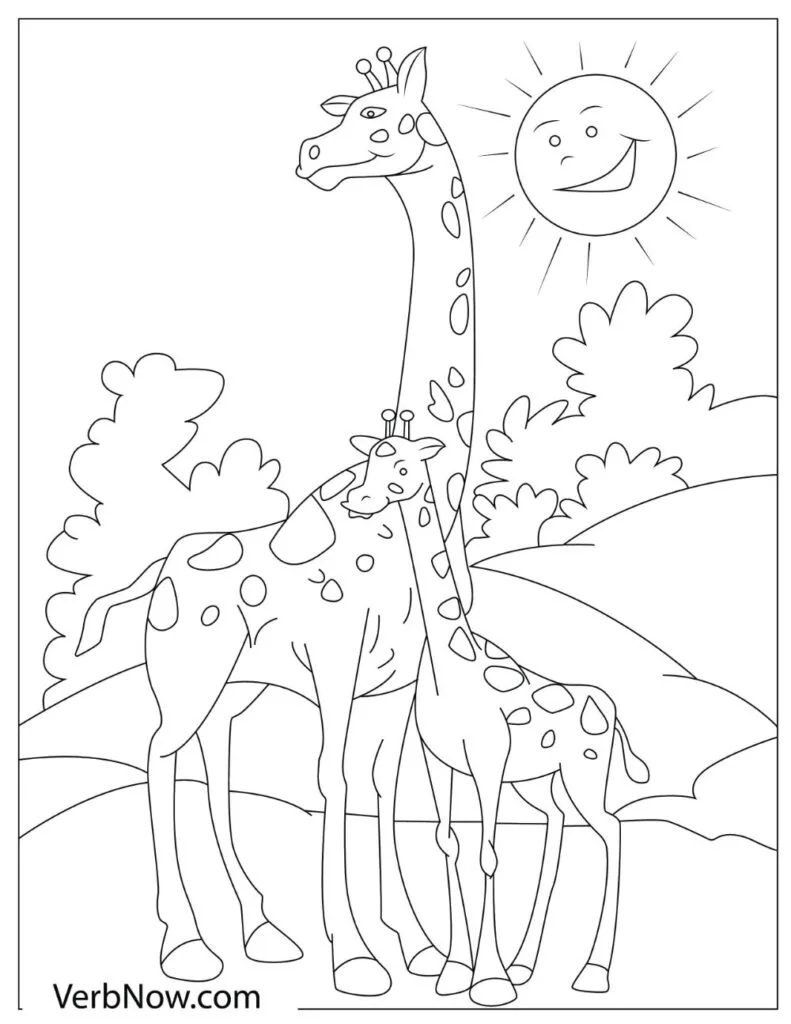 Giraffe Illustration 1 page 0