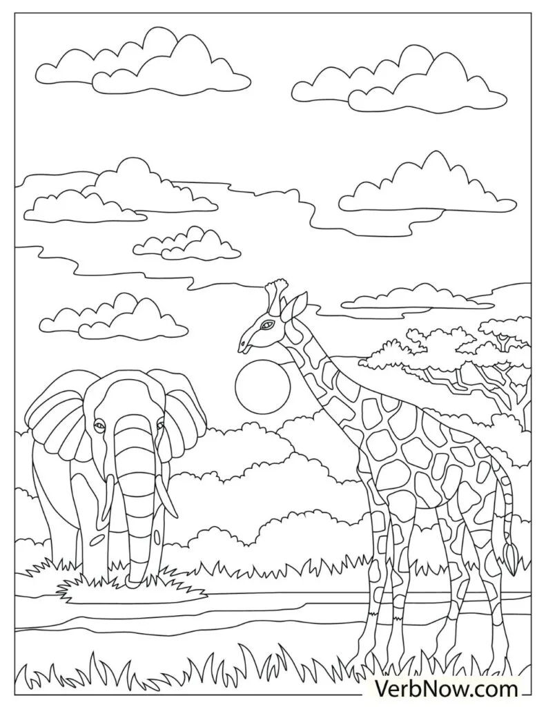 Giraffe Illustration 21 page 0