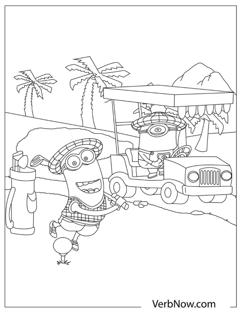 Free Minions Coloring Pages for Download (Printable PDF)