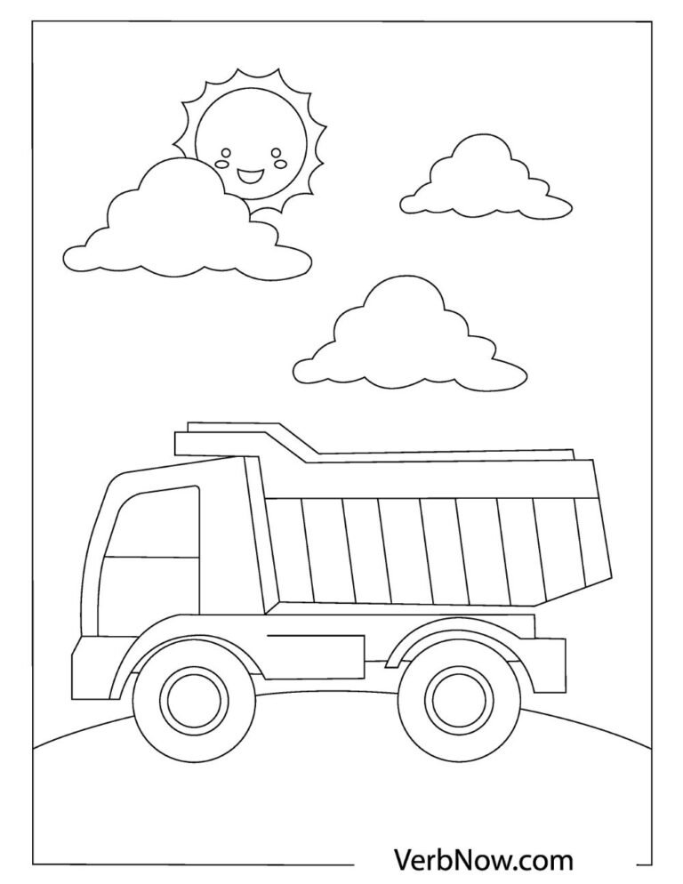 Free TRUCK Coloring Pages for Download (Printable PDF)