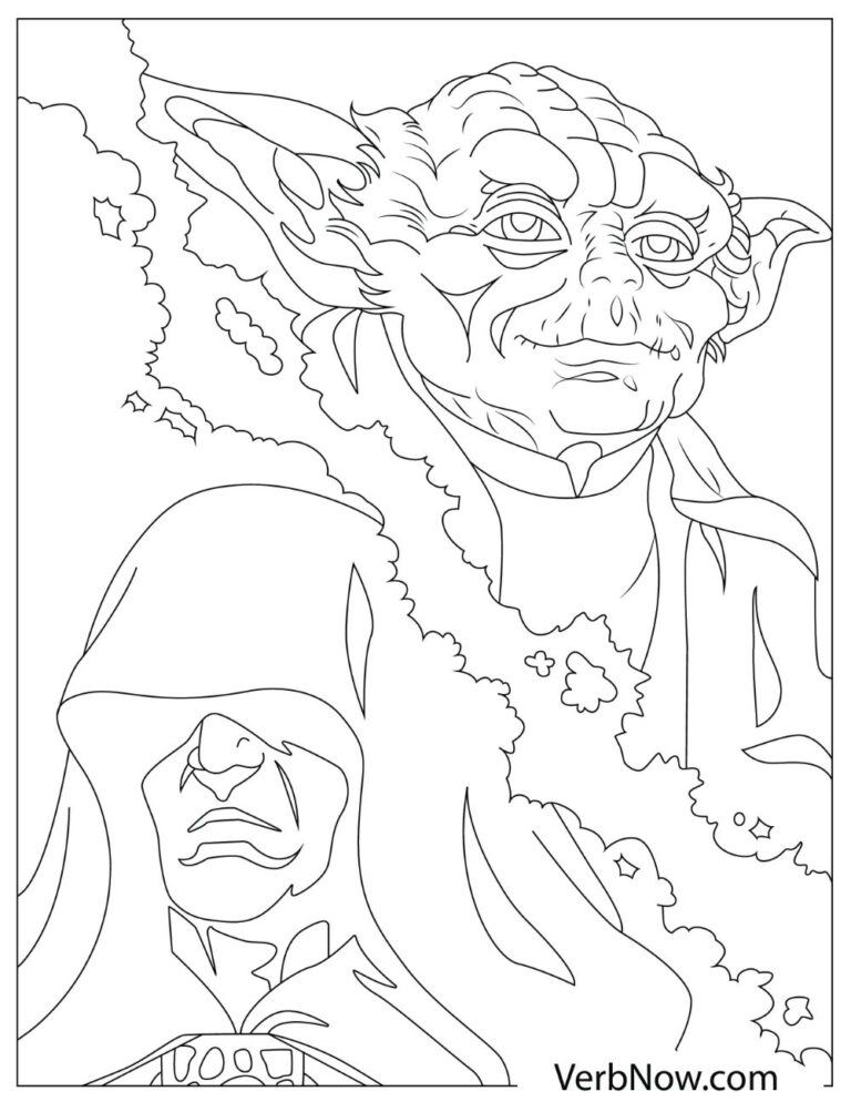 Free YODA Coloring Pages for Download (Printable PDF)