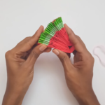 How to Craft a Watermelon Paper Fan with Easy Instructions 10