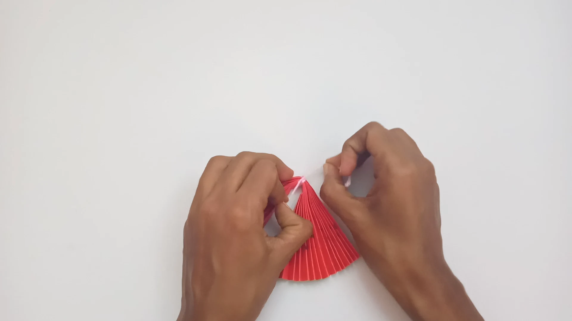 How to Craft a Watermelon Paper Fan with Easy Instructions 11
