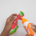 How to Craft a Watermelon Paper Fan with Easy Instructions 12