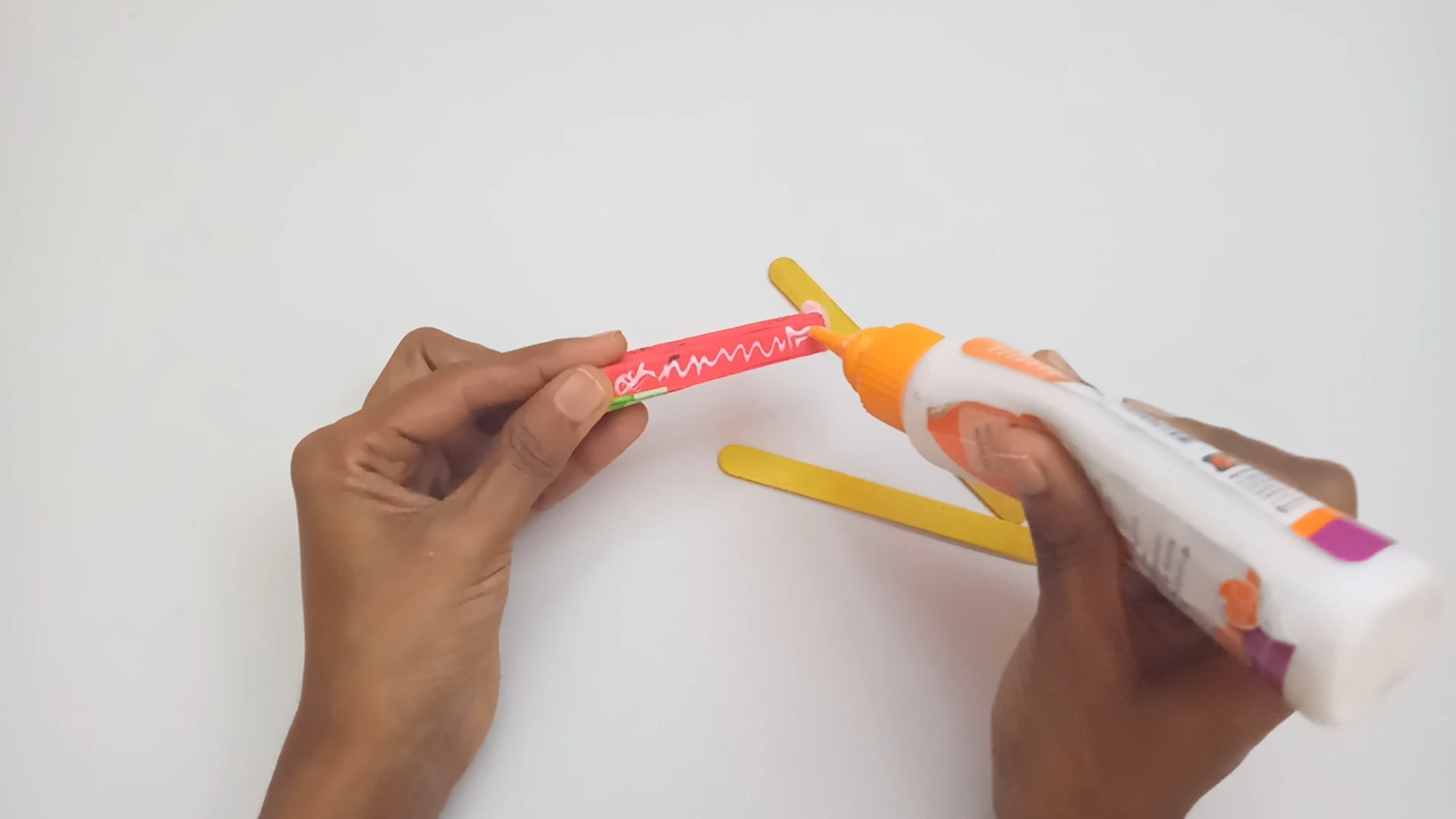 How to Craft a Watermelon Paper Fan with Easy Instructions 14