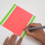 How to Craft a Watermelon Paper Fan with Easy Instructions 4