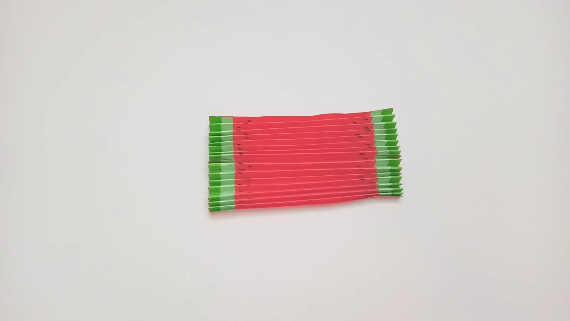 How to Craft a Watermelon Paper Fan with Easy Instructions 9