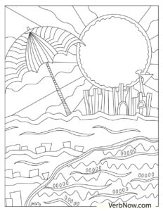 Free BEACH Coloring Pages for Download (Printable PDF) - VerbNow
