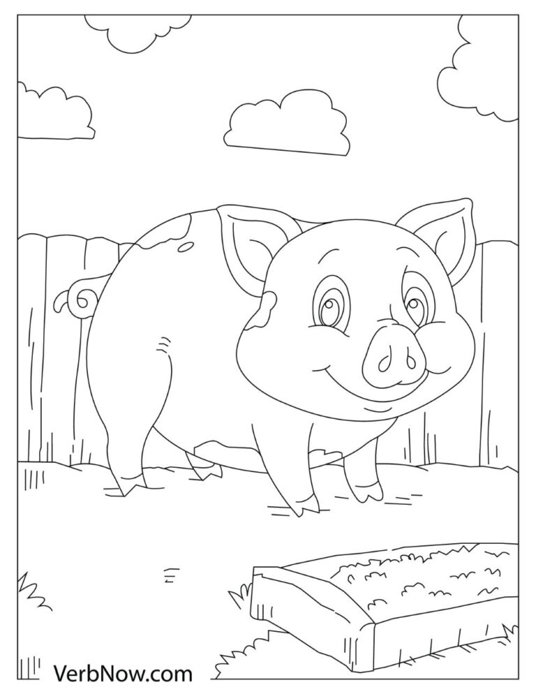 Free PIG Coloring Pages for Download (Printable PDF) VerbNow