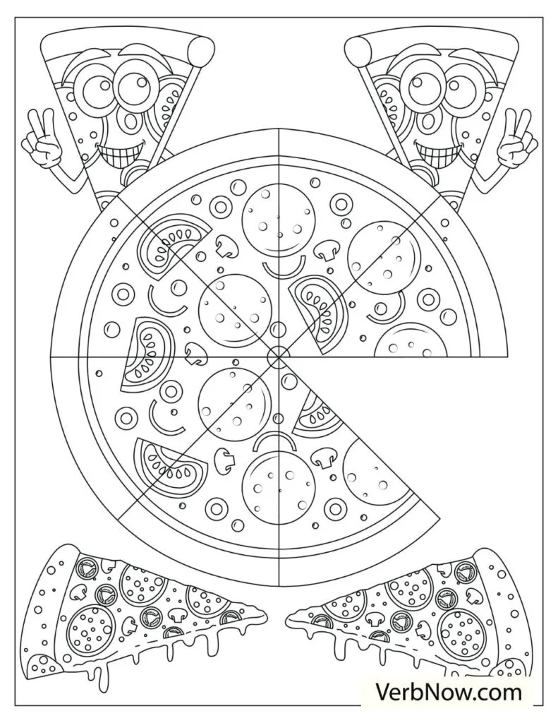 Pizza Illustrations 7 page 0