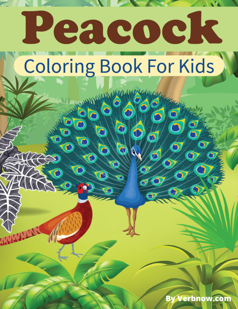 Free PEACOCK Coloring Pages for Download (Printable PDF) - VerbNow