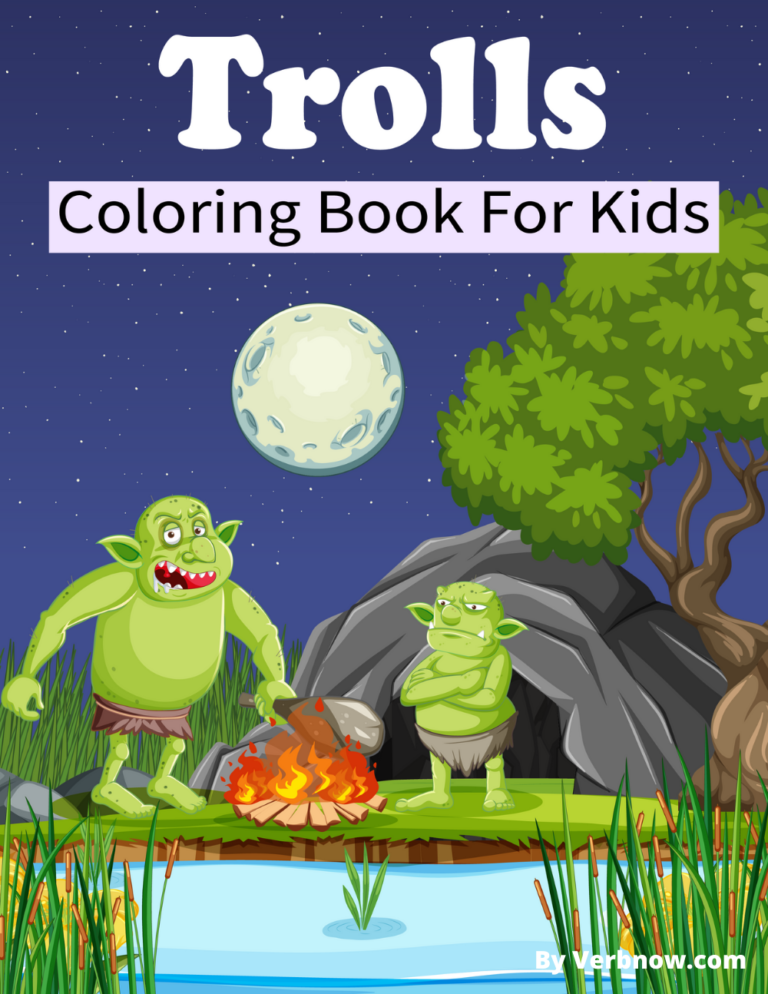 Free TROLLS Coloring Pages &amp; Book for Download (Printable PDF) - VerbNow