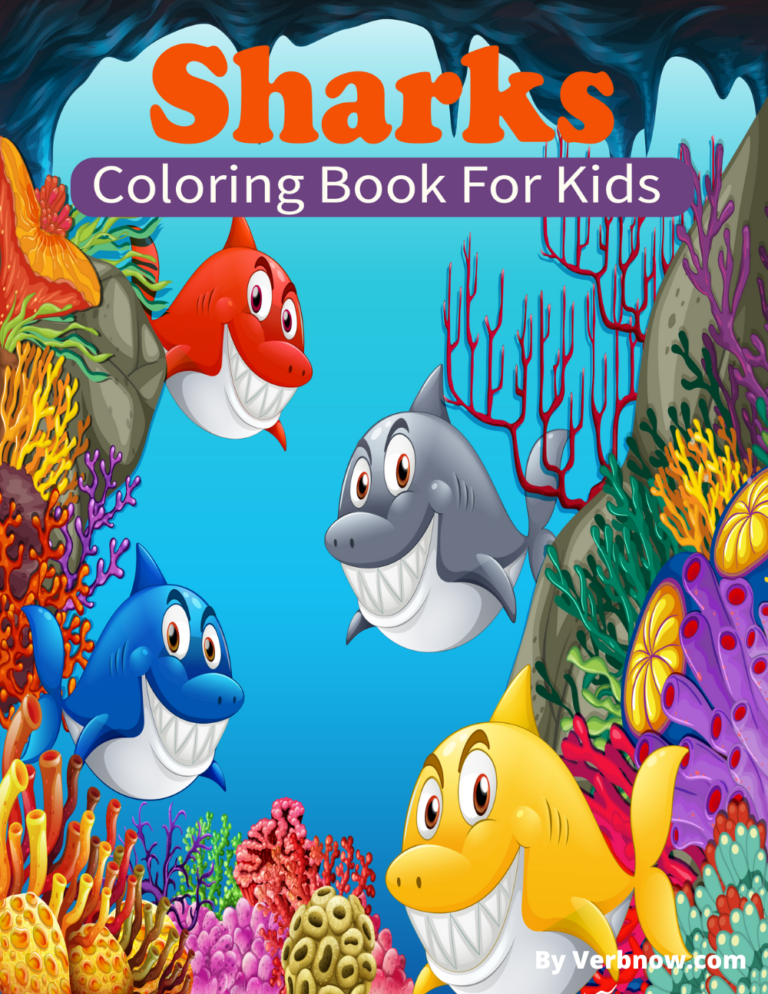 Free SHARKS Coloring Pages for Download (Printable PDF) - VerbNow