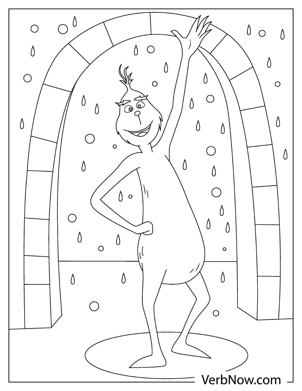 THE GRINCH coloring pages free