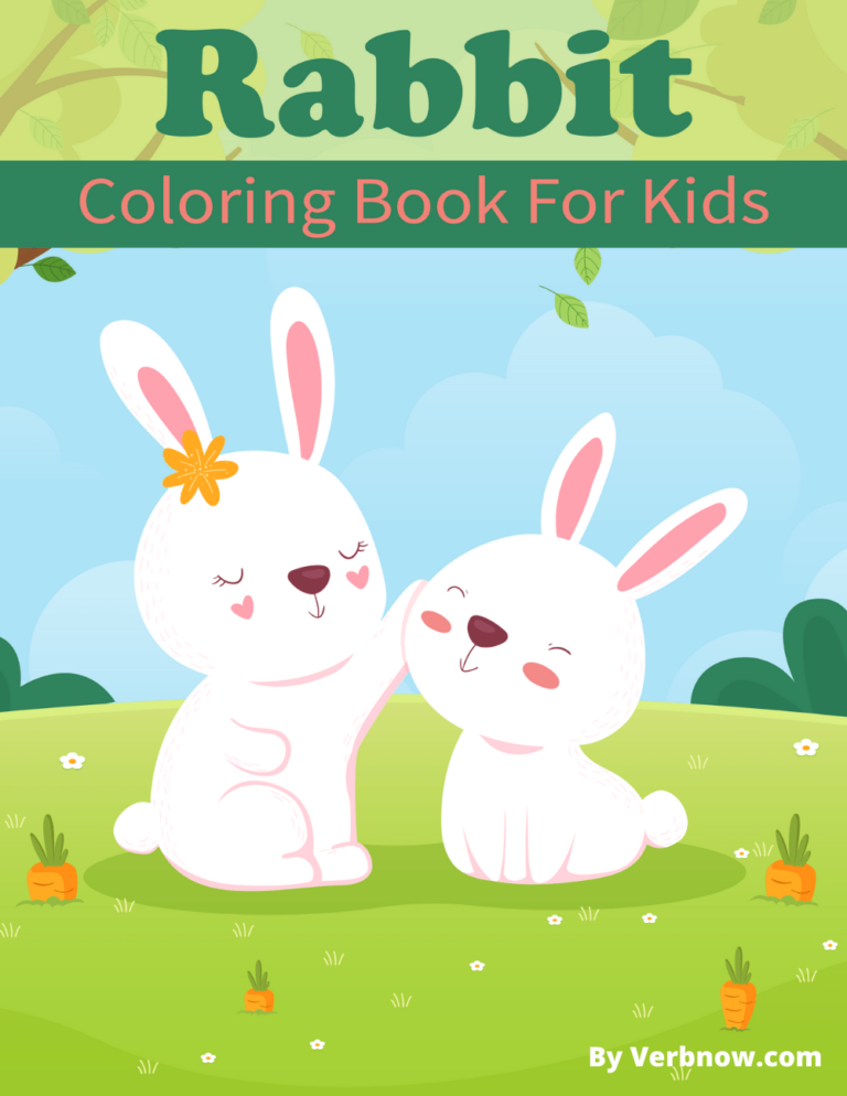 Free RABBIT Coloring Pages & Book for Download (Printable PDF) - VerbNow