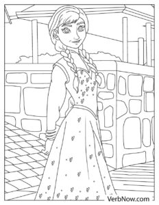Free ANNA AND ELSA Coloring Pages for Download (Printable PDF)