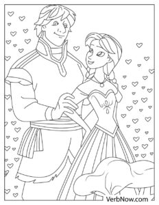 Free ANNA AND ELSA Coloring Pages for Download (Printable PDF)