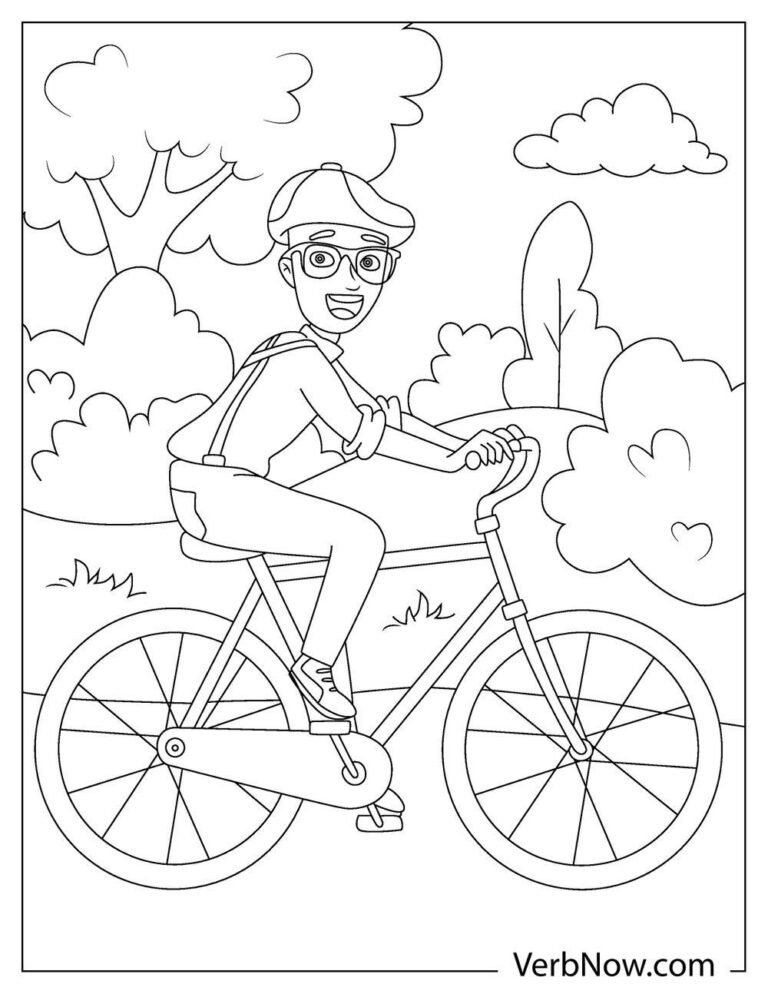 Free BLIPPI Coloring Pages for Download (Printable PDF)