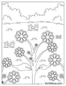 Free GARDEN Coloring Pages for Download (Printable PDF)