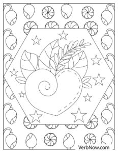 Free HEART Coloring Pages for Download (Printable PDF)