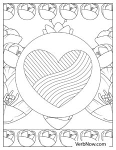 Free HEART Coloring Pages for Download (Printable PDF)