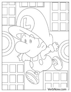 Free LUIGI Coloring Pages for Download (Printable PDF)